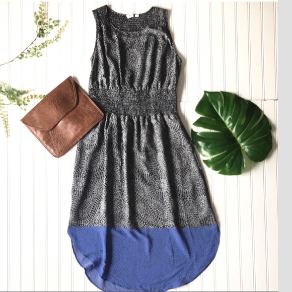 GAP Dresses & Skirts - Gap summer dress printed black white blue